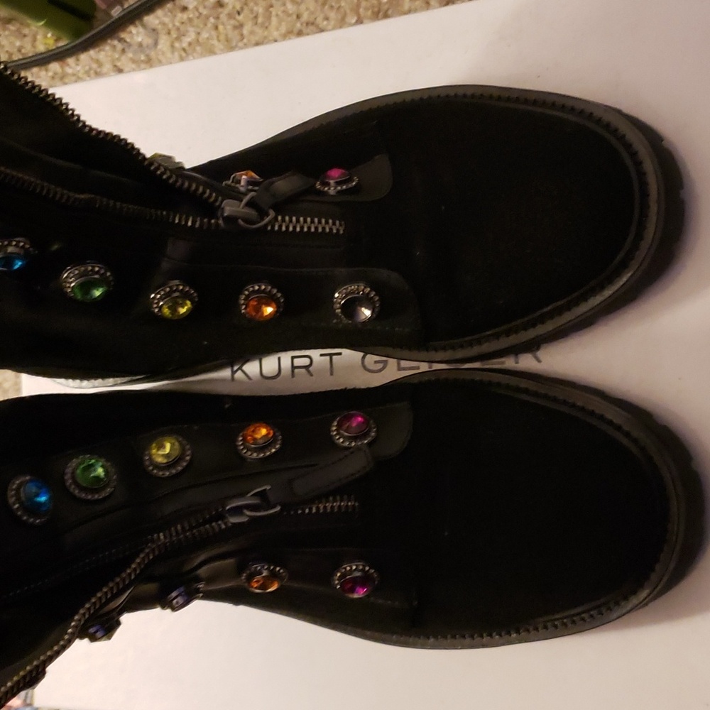 Black Kurt geiger boot size 10